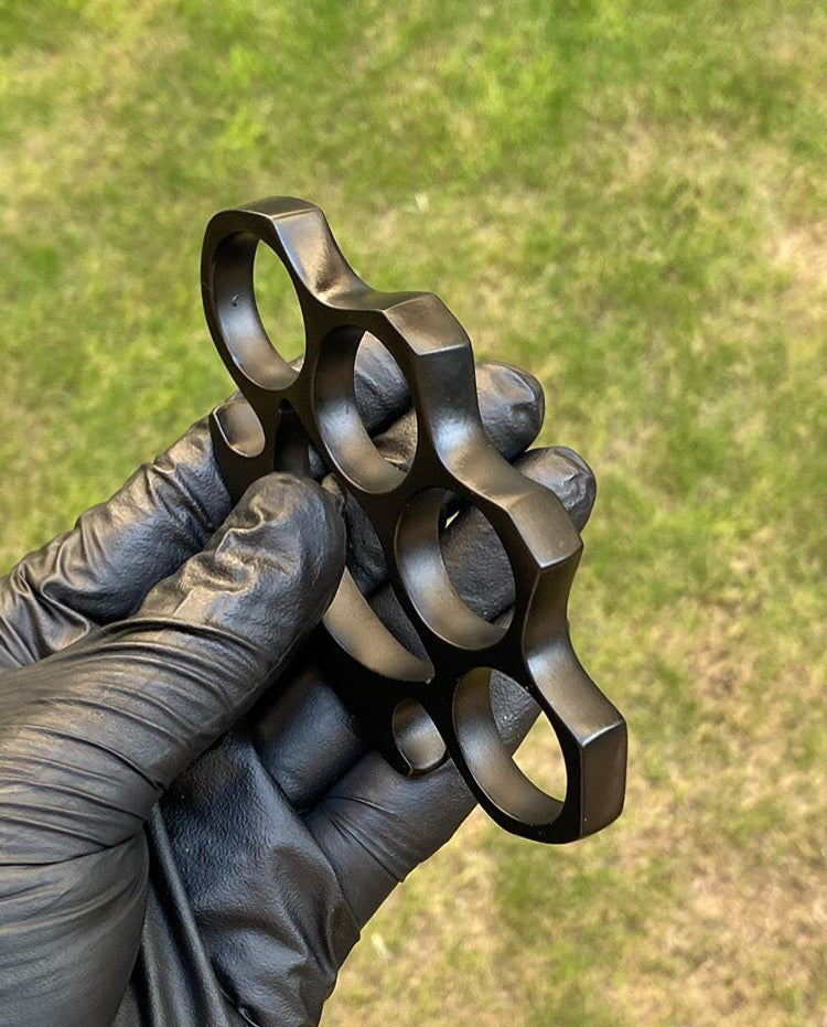 Premium Custom Handmade Powder Coated Knuckle with Leather Sheath