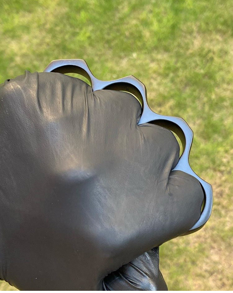 Premium Custom Handmade Powder Coated Knuckle with Leather Sheath