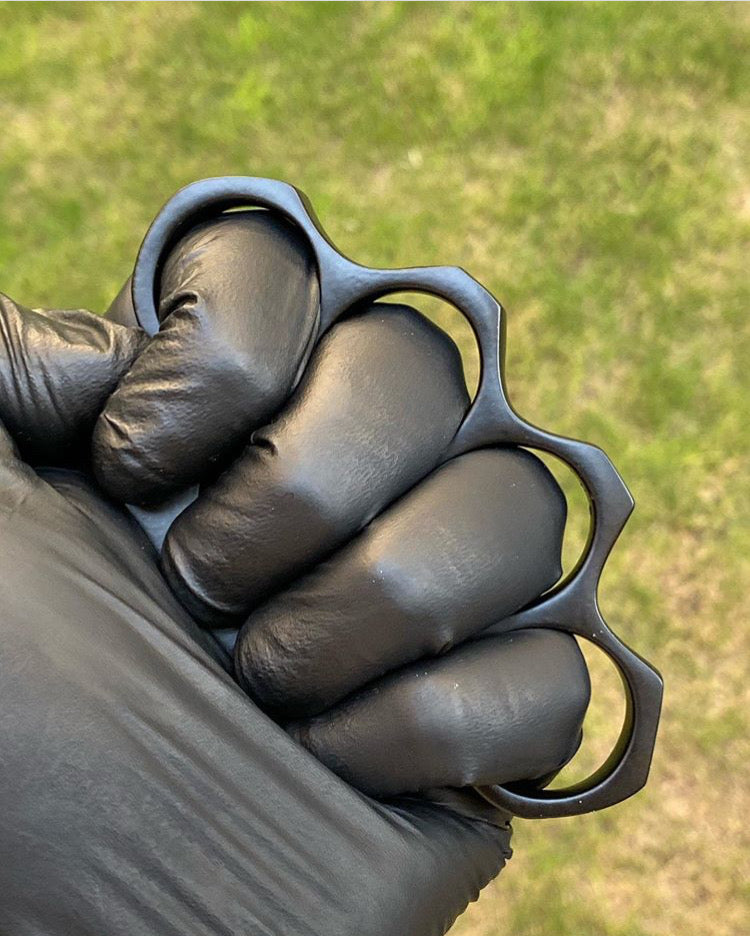 Premium Custom Handmade Powder Coated Knuckle with Leather Sheath