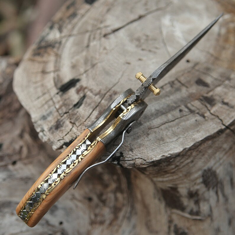 Damascus Pocket knife,