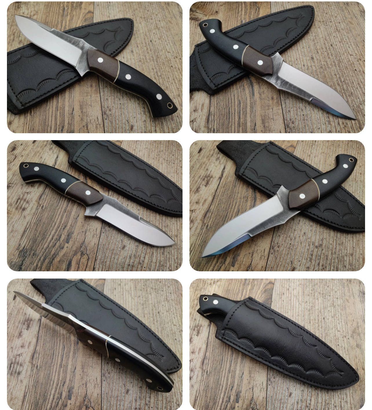 Custom Handmade 440c Steel Fixed Blade Bushcraft Survival Camping Hunting knife