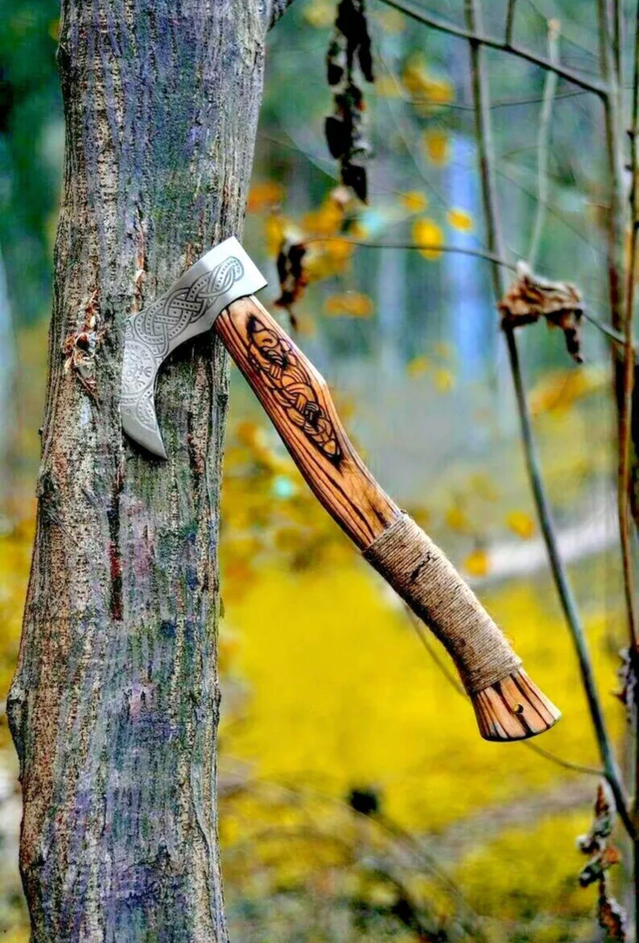 Custom Viking axe