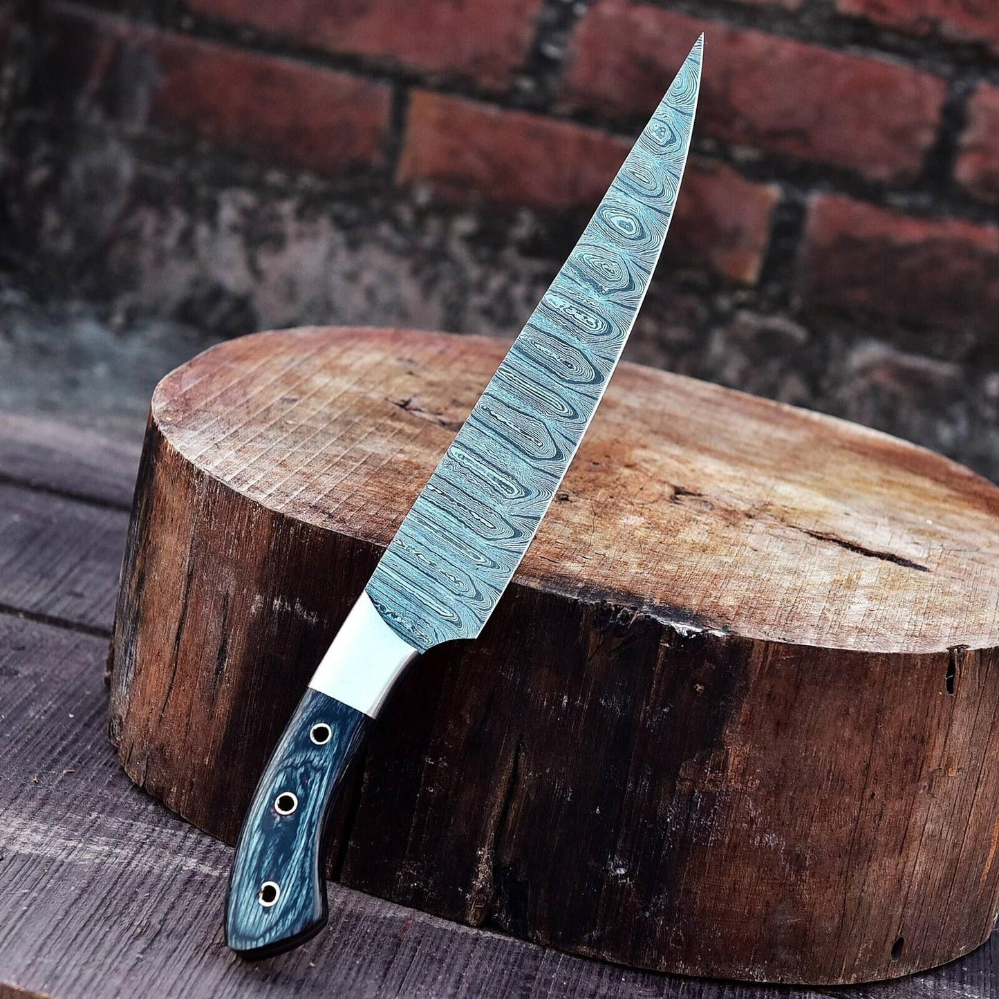 Premium Custom Handmade Damascus Steel Chef Knife for Precision Cooking