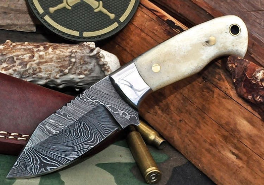 best damascus hunting knife
