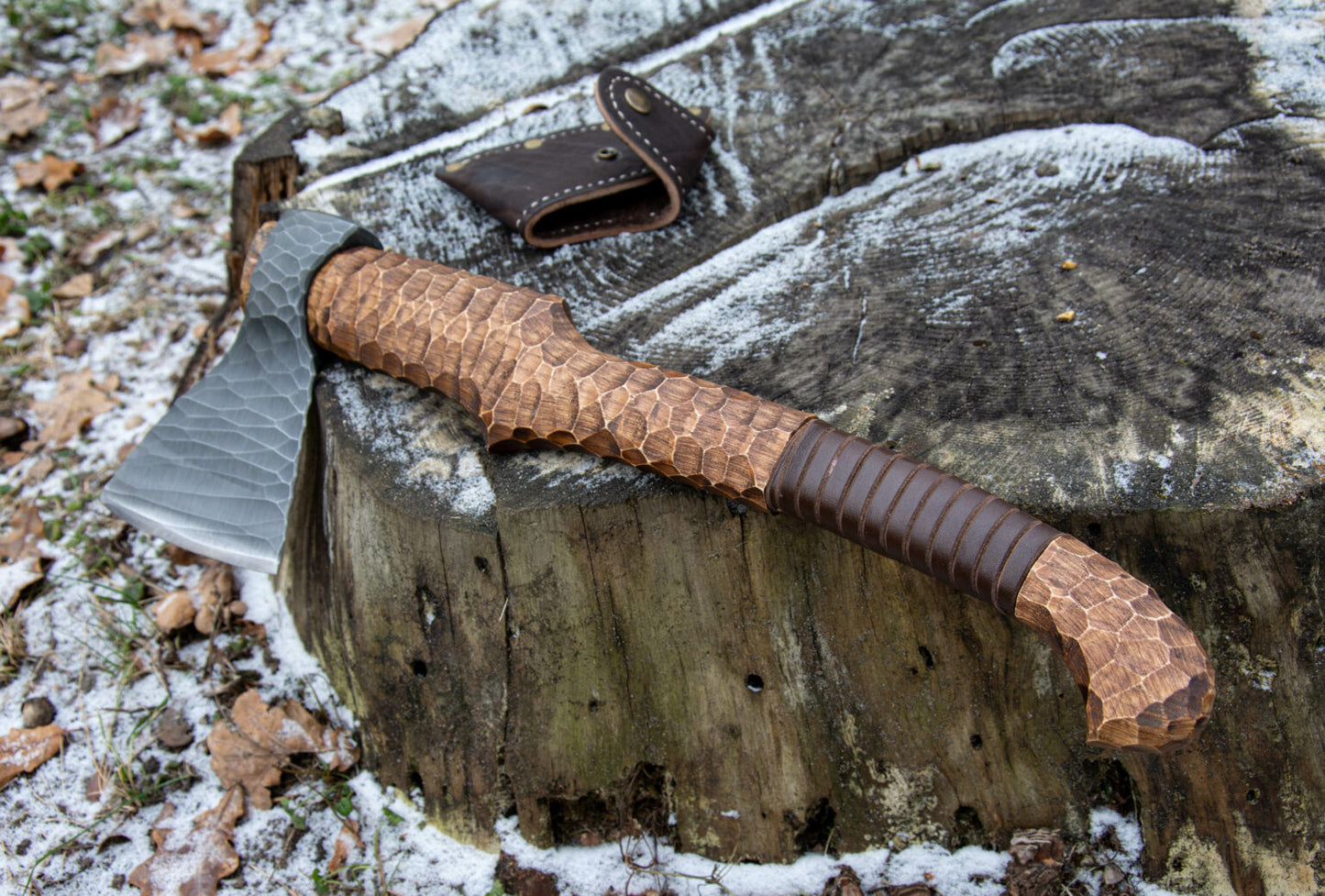 HAND-FORGED AXE
