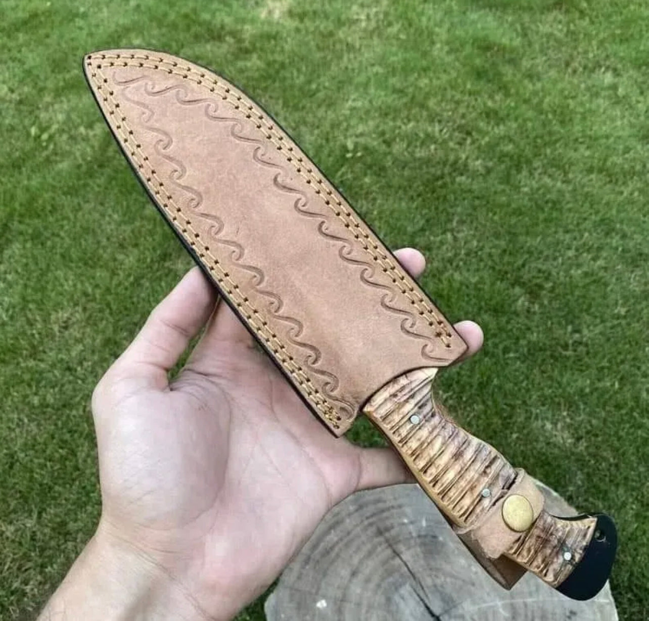 CUSTOM HANDMADE TACTICAL HUNTING 1095 KNIFE / BLADE CAMPING