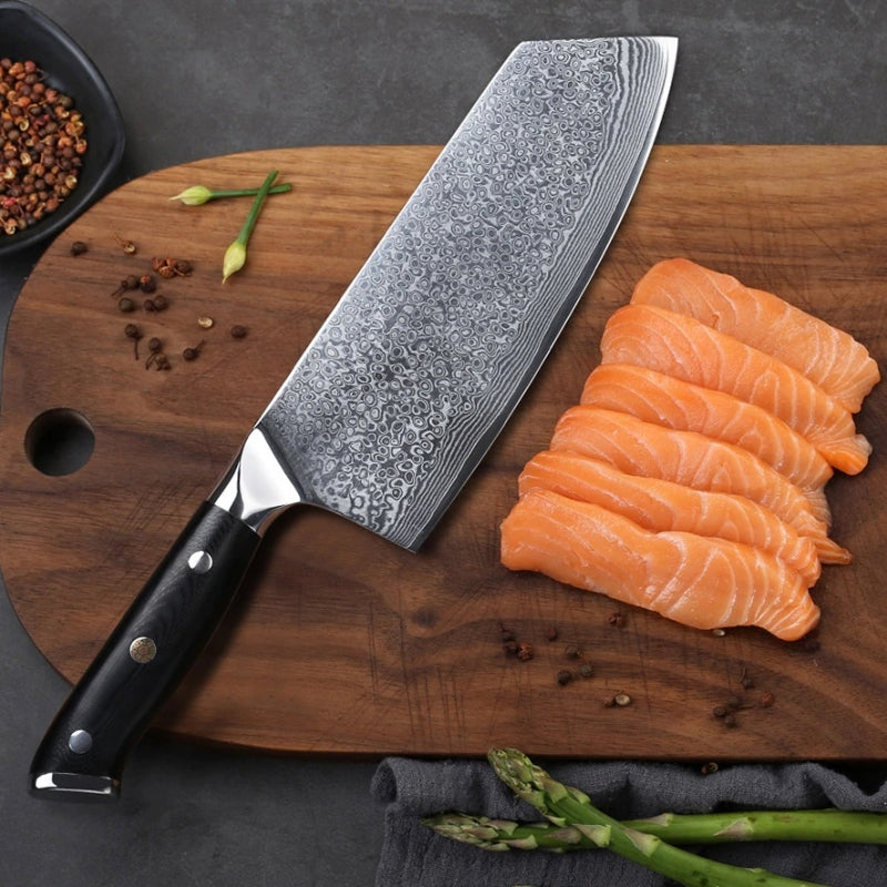 DAMASCUS CLEAVER KNIFE
