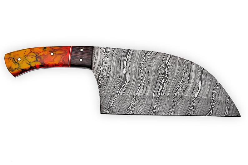DAMASCUS CLEAVER / BUTCHER KNIFE