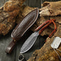 Handmade Damascus steel hunting knife