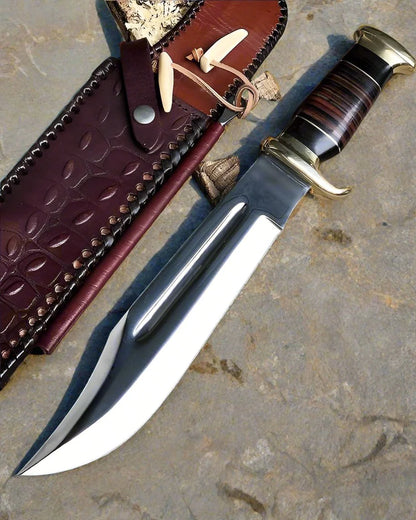 Authentic Crocodile Dundee Bowie Knife – 16” Handmade Outdoor Survival Knife


