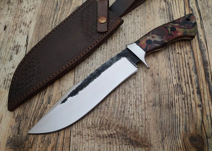 Handmade 1095 C Steel Bushcraft Survival Camping Fixed Blade Hunting Bowie knife