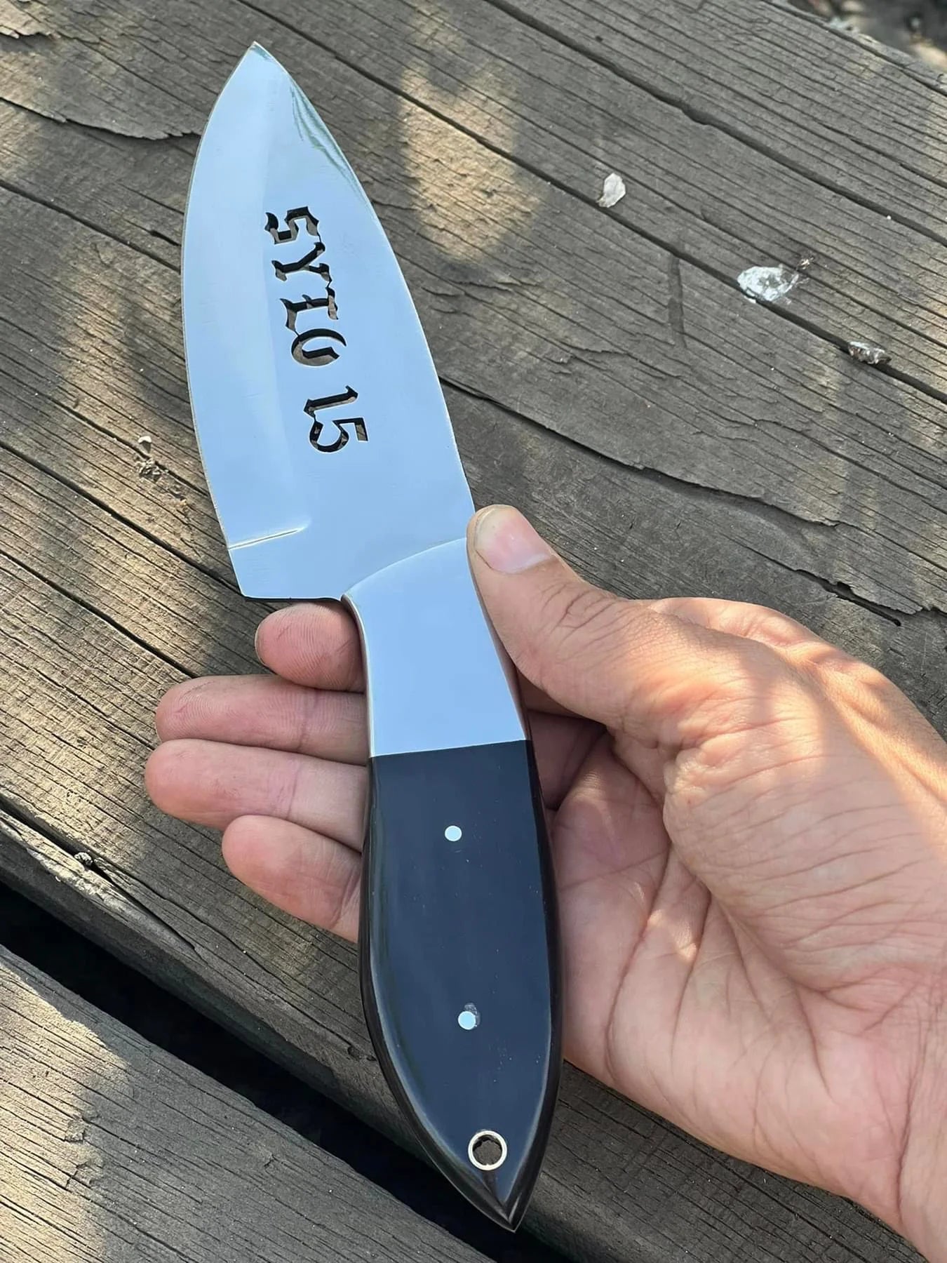 SYLO 15-Knife Full Tang Handmade J2 Steel SYLO Blade