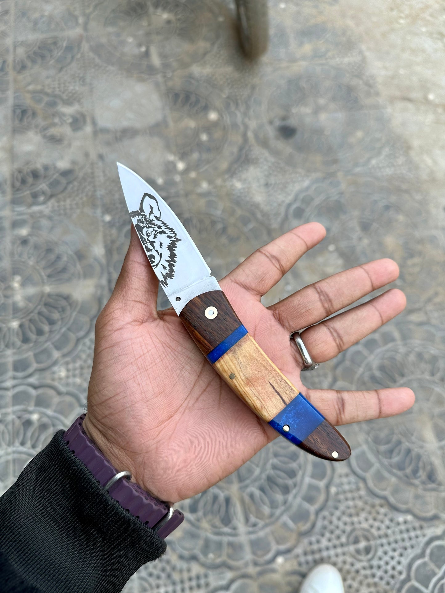 Handmade Folding Pocket Knife -Handmade Gift Knife