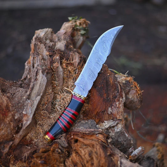 Vintage Damascus Steel Bowie knife