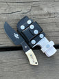 New Full Tang Custom Handmade J2 SteelBlack Coated Blade Hunting knife