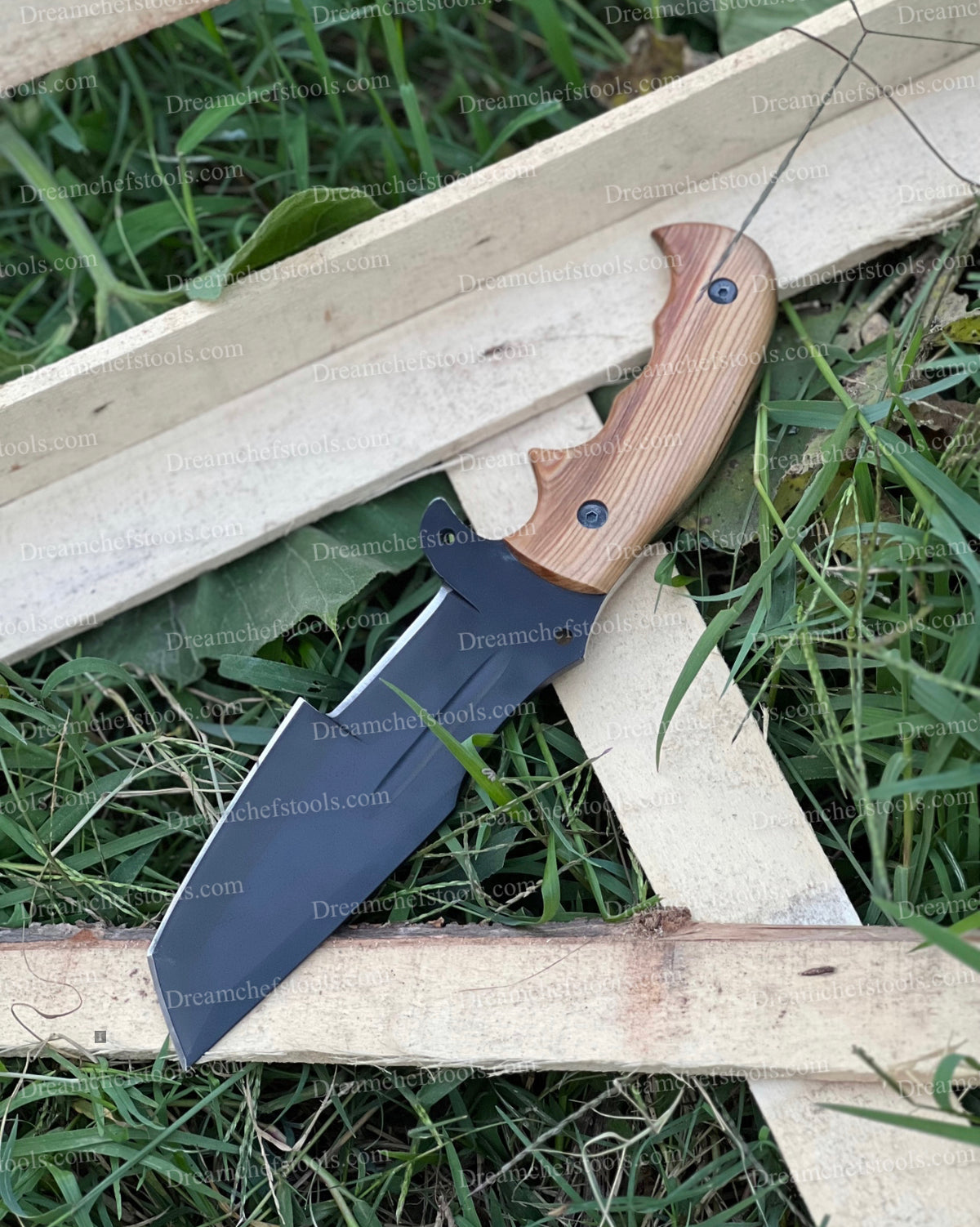 Snife Poder Handmade d2 powder coat tracker knife – Knives Gear Garage