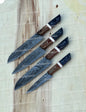 Handmade kitchen knife set