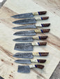 Handmade kitchen knife set