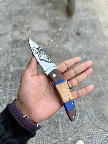 Handmade Folding Pocket Knife -Handmade Gift Knife