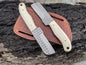 Custom handmade d2 steel bull cutter knife