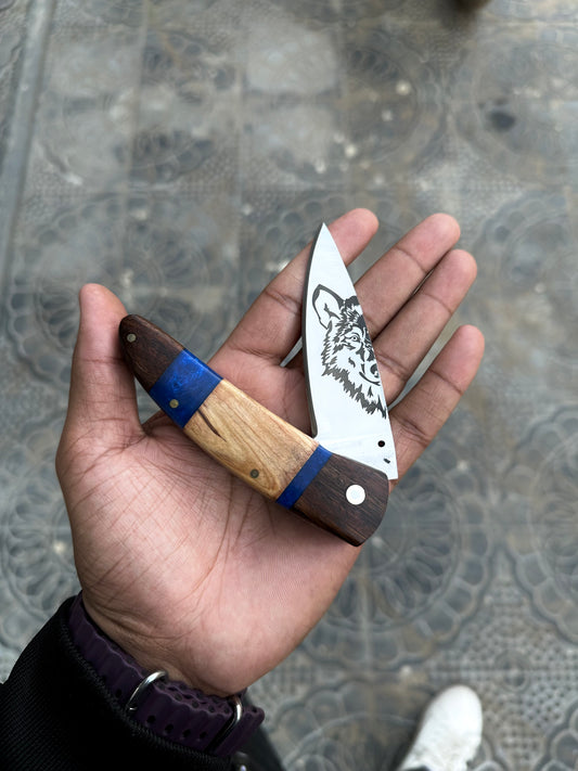 Handmade Folding Pocket Knife -Handmade Gift Knife