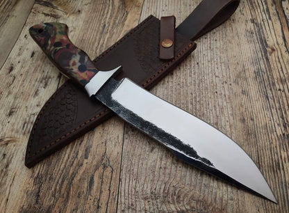 Handmade 1095 C Steel Bushcraft Survival Camping Fixed Blade Hunting Bowie knife