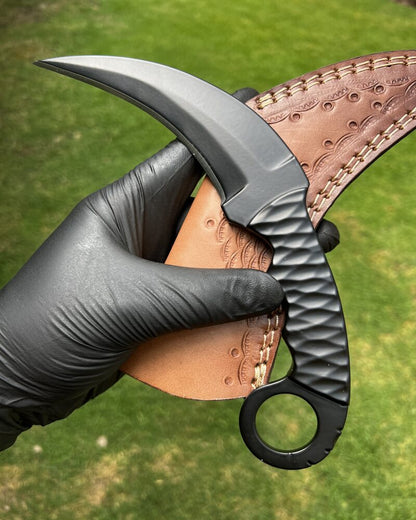 Karambit knife – Black EDC / Powder Coated dreamcheftools