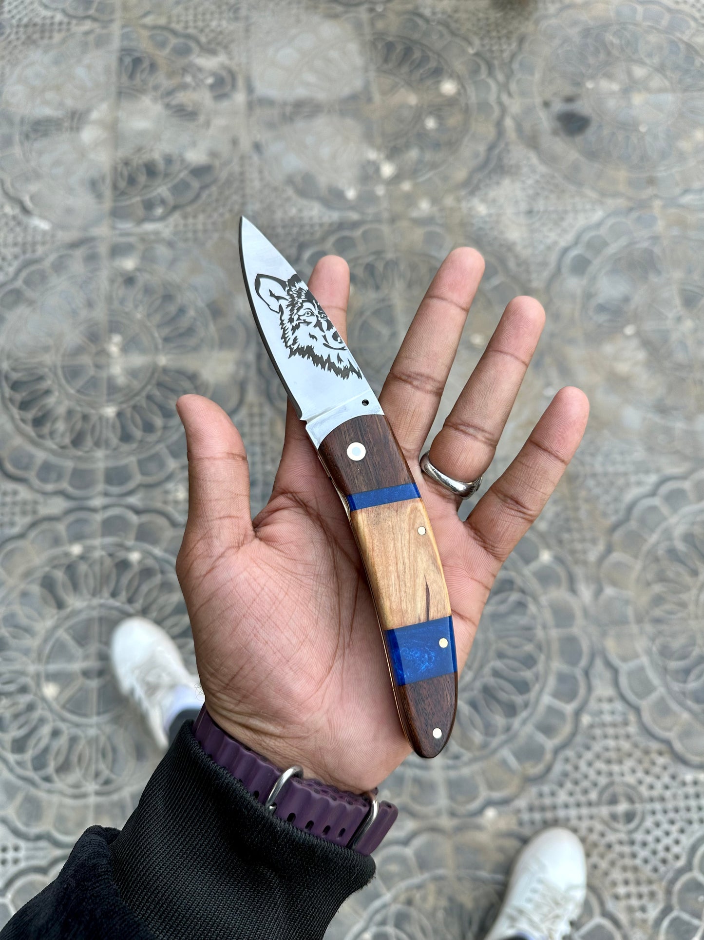 Handmade Folding Pocket Knife -Handmade Gift Knife