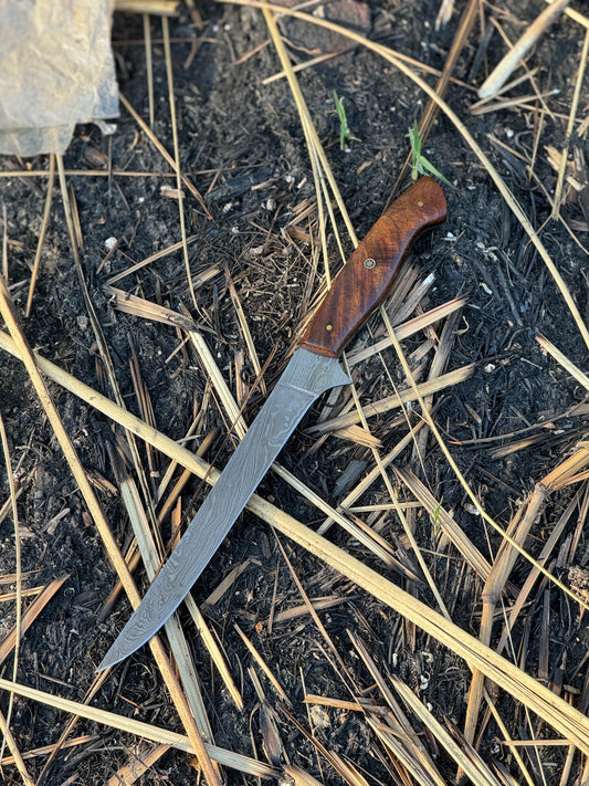 Custom Handmade Damascus Steel Fillet Knife