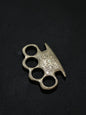 Luxury Custom Handmade Engraved Brass Knuckle with Deluxe Leather Sheath”