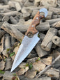 Custom handmade d2 steel hunting knife