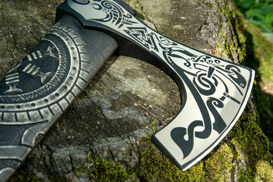 Hand-Forged Viking axe