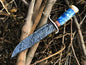 New Custom Handmade Damascus Steel Hunter Bowie Knife