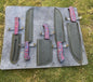 pieces Hand Forged Butcher kitchen chef knives & Fork set