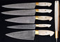 DAMASCUS KITCHEN KNIVES SET