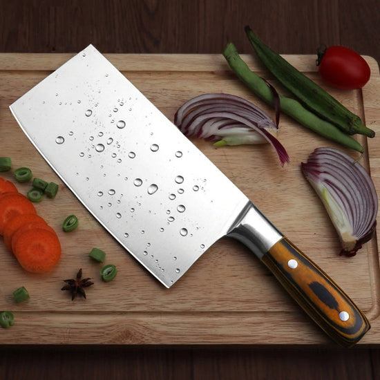 Handcrafted 1095 Steel Cleaver Knife for Culinary Excellence main image 0
