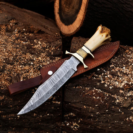 Damascus Steel Hunting Knives